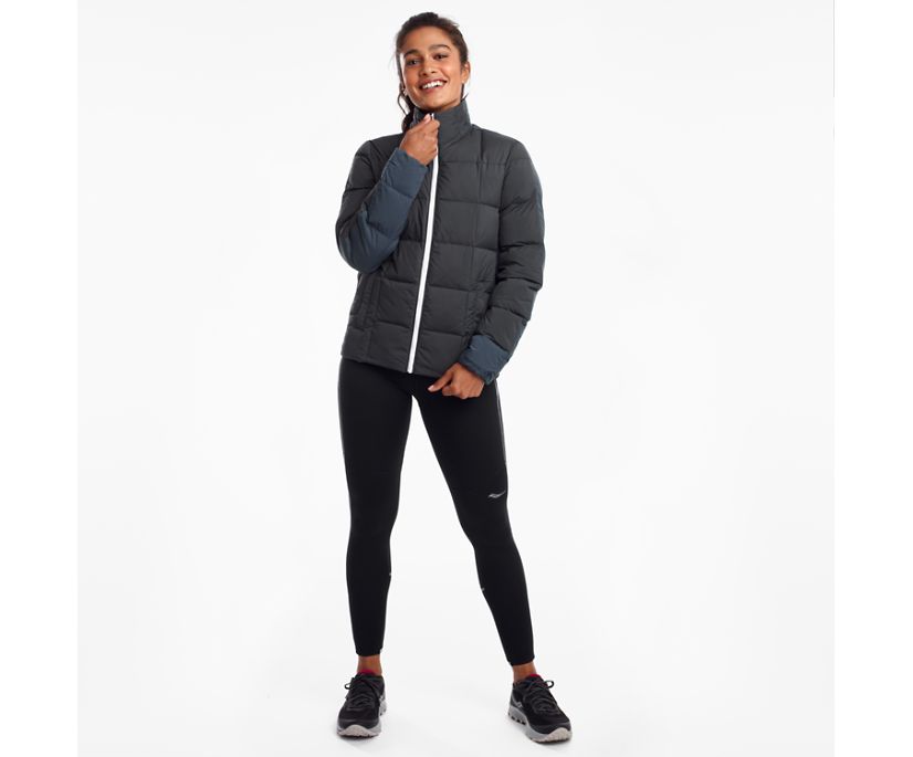 Women's Saucony Snowdrift 2.0 Jackets Black | Singapore 274FDNM